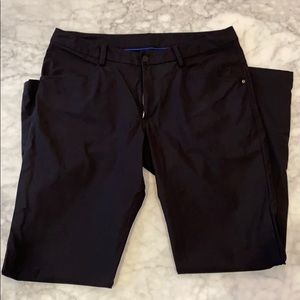 Lululemon men’s commission pants, black, 34x32